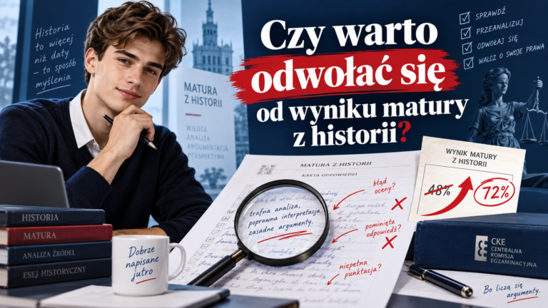Czy warto odwołać się od wyniku matury z historii?